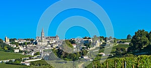 Saint-Emilion-Vineyard landscape-France