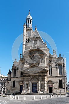 Saint-Etienne-du-Mont church in Paris, France