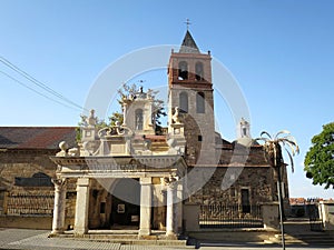 The Saint Eulalia Basilica (BasÃ­lica de Santa Eulalia) in Merida, SPAIN