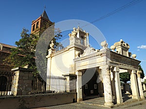 The Saint Eulalia Basilica (BasÃ­lica de Santa Eulalia) in Merida, SPAIN