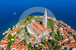 Saint Euphemia church in Croatian town Rovinj