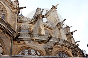 Saint-Eustache church gargoyle