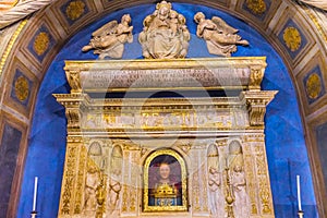Saint Fina Altar Relics Church San Gimignano Tuscany Italy photo