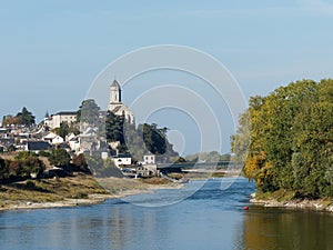 Saint Florent le Vieil village, Evre river, France
