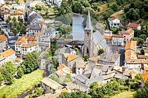 Saint Flour town in France