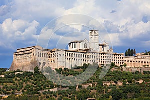 Saint francis abbey in Assisi, Italy