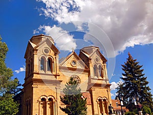 Saint Francis of Assisi Cathedral Basilica in Santa Fe, New Mexico