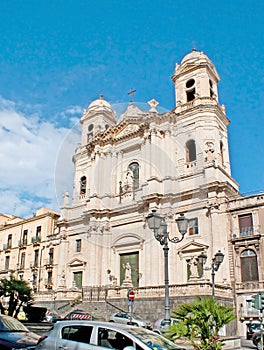 The Saint Francis of Assisi Church in Catania