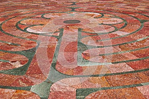 Saint Francis Labyrinth Close-up