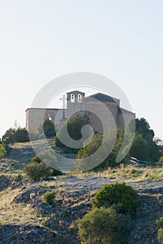 Saint Frutos church, in Hoces de Duraton, Segovia photo