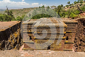 Saint George (Bet Giyorgis) rock-hewn church in Lalibela, Ethiop