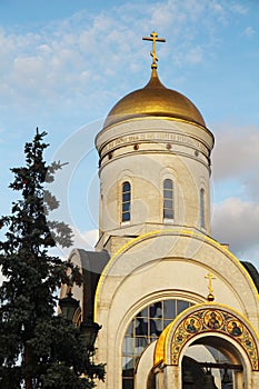 Saint George cathedral in Poklonnaya gora, Moscow