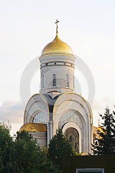 Saint George cathedral in Poklonnaya gora, Moscow