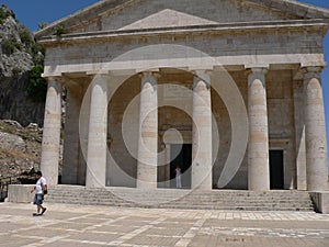 Saint George Church, Cercira city, Corfu island, Ionian ilands, Corcyra,Greece,