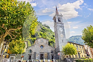 Saint George church in Varenna