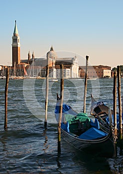 Saint George island at sunset, Venice