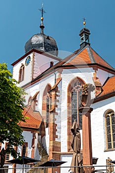 Saint George\'s Church at Wachenheim an der WeinstraÃŸe, Rhineland-Palatinate, Germany