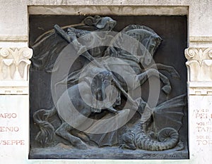 Saint George slaying the dragon