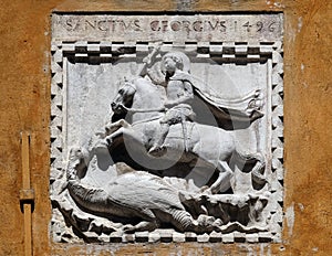 Saint George slaying the dragon