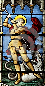 Saint George slaying the dragon