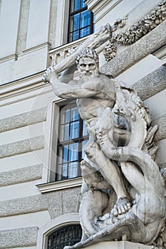 Saint George statue in Vienna
