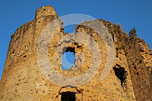 Saint-Germain-de-Confelons, ruined medieval wall