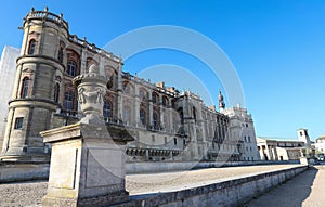 Saint-Germain-en-Laye castle located around 13 miles west of Paris. It was fortified hunting-lodge. Saint-Germain-en-Laye, France