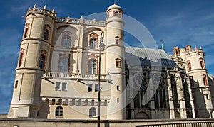 The Saint Germain en Laye castle, Paris region, France.