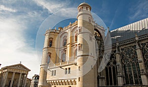 The Saint Germain en Laye castle, Paris region, France.