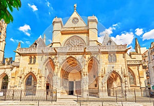 Saint-Germain l`Auxerrois Church is situated near Louvre. It`s