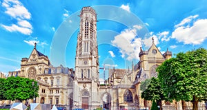 Saint-Germain l`Auxerrois Church is situated near Louvre. It`s