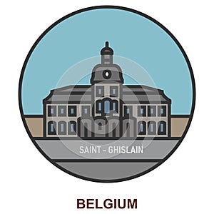 Saint-Ghislain. Cities and towns in Belgium