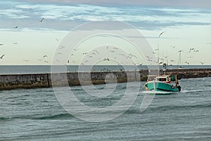 Saint-Gilles-Croix-de-Vie, a typical fishing vessel