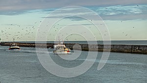 Saint-Gilles-Croix-de-Vie, a typical fishing vessel