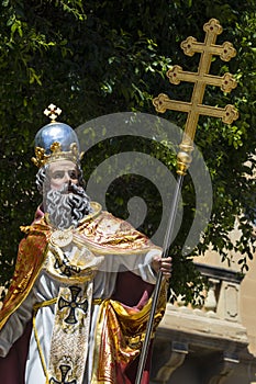 Saint Gregory Statue in Independence Square on Gozo