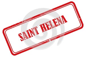 saint helena stamp on white