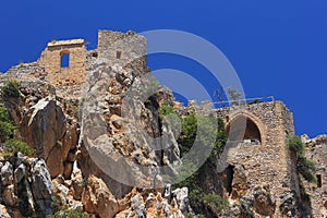Saint Hilarion Castle, Kyrenia, North Cyprus.