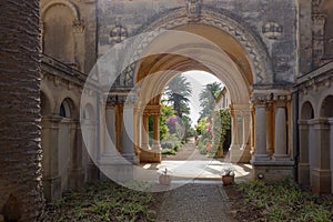 Saint Honorat archway near Cannes France photo