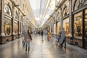 Saint-Hubert royal gallery in Brussels