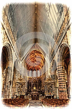 Saint Hubrt`s Church Interior photo