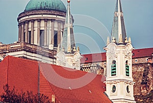 Saint Ignatius church and basilica in Esztergom, Hungary