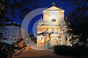 Saint Ignatius church in Prague photo