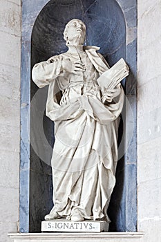 Saint Ignatius of Loyola Italian Baroque sculpture photo