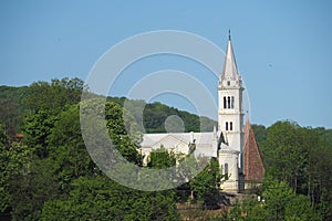 St. Iosif Cathedral in Sighisoara, Romania photo