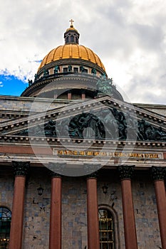 Saint Isaac\'s Cathedral or Isaakievskiy Sobor in St. Petersburg, Russia