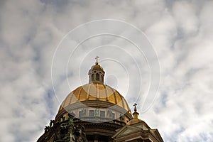 Saint Isaacs cathedral in Saint-Petersburg, Russia.