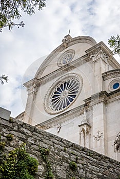 Saint Jacob Cathedral built in 16th century in Sibenik, Croatia