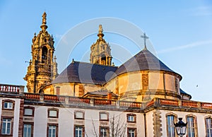 Saint Jacques chuch and the City Hall of Luneville - Lorraine, F photo