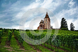 Saint-Jacques-le-Majeur of Hunawihr, Alsace, France