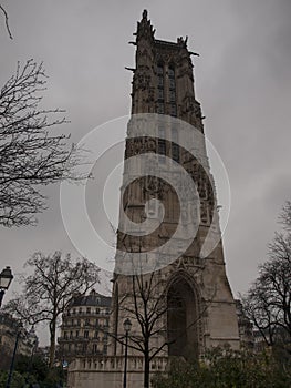 Saint Jacques tower in Paris